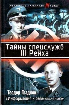 Теодор Гладков - Тайны спецслужб III Рейха. «Информация к размышлению»